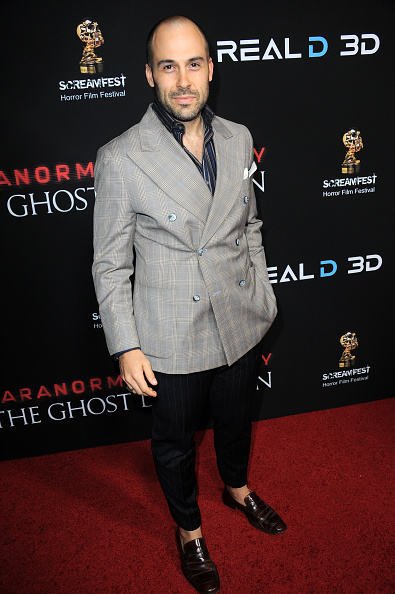 Jared Van Doorn on the red carpet for the Paranormal Activity: Ghost Dimension premiere.