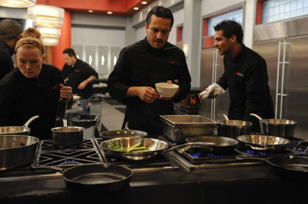 Still of Tiffani Faison, Fabio Viviani and Angelo Sosa in Top Chef (2006)