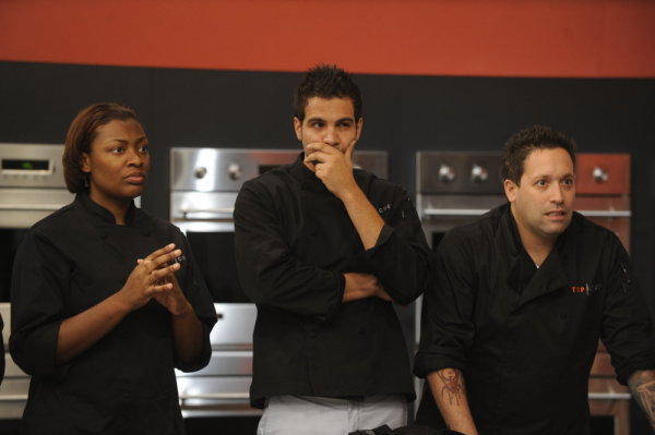 Still of Michael Isabella, Angelo Sosa and Tiffany Derry in Top Chef: Advantage Chef (2010)