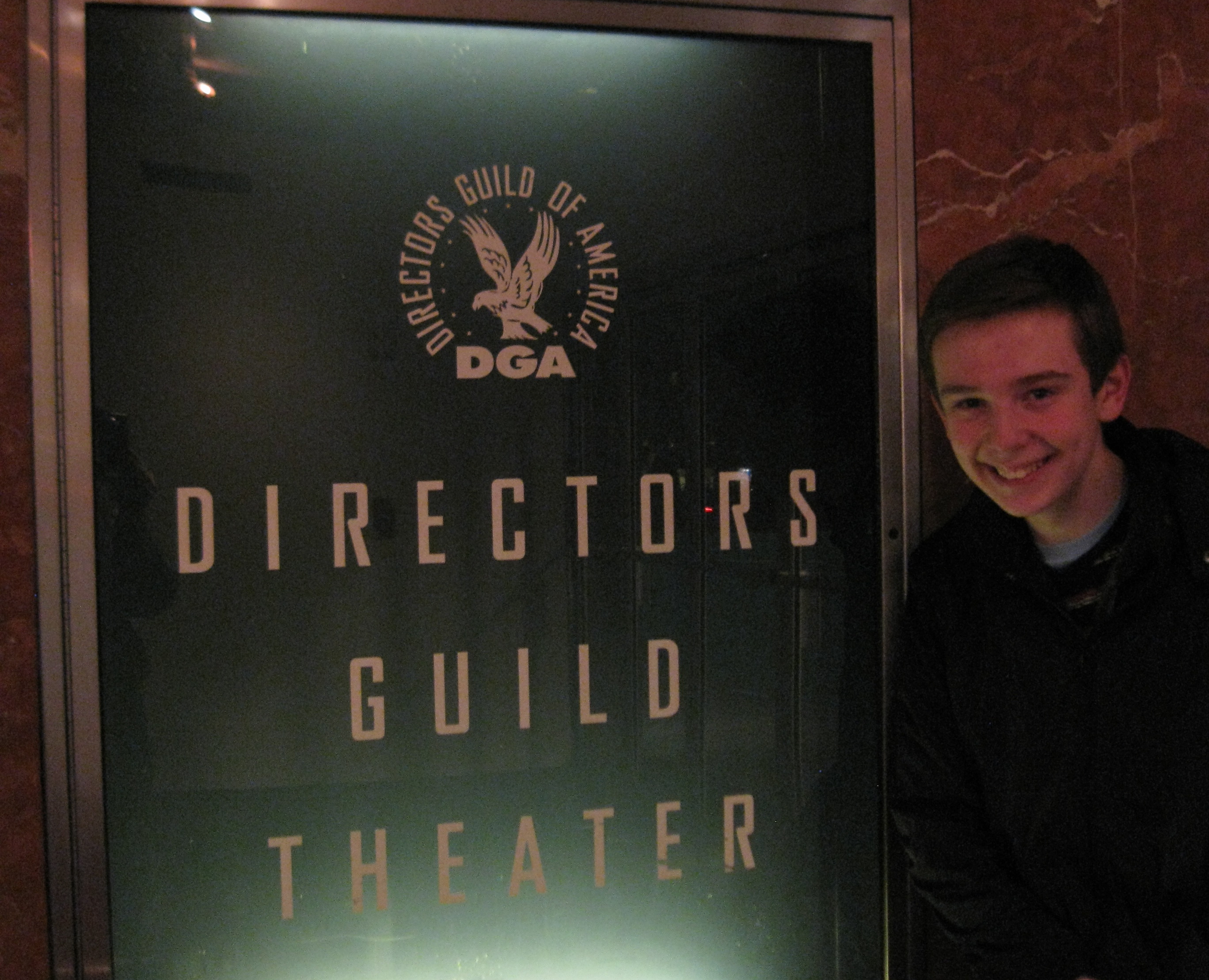 At Directors Guild Theater, NYC - 11/29/13