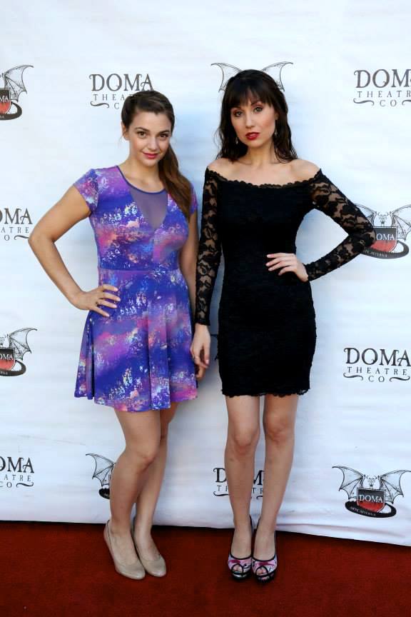 Emilia Sotelo on the red carpet at the opening night of DOMA theatre's 