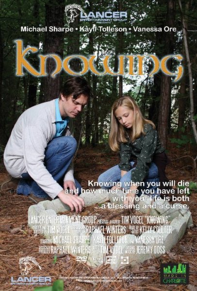 KNOWING Film Poster Made in Charlotte Film Contest 2010