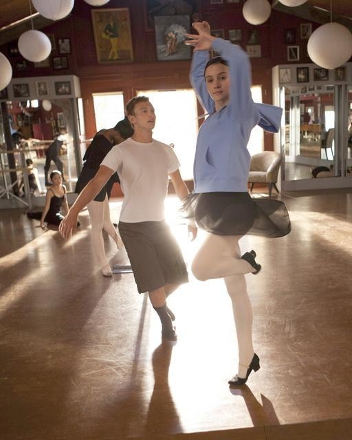 Still of Kent Boyd and Julia Goldani Telles in Bunheads (2012)