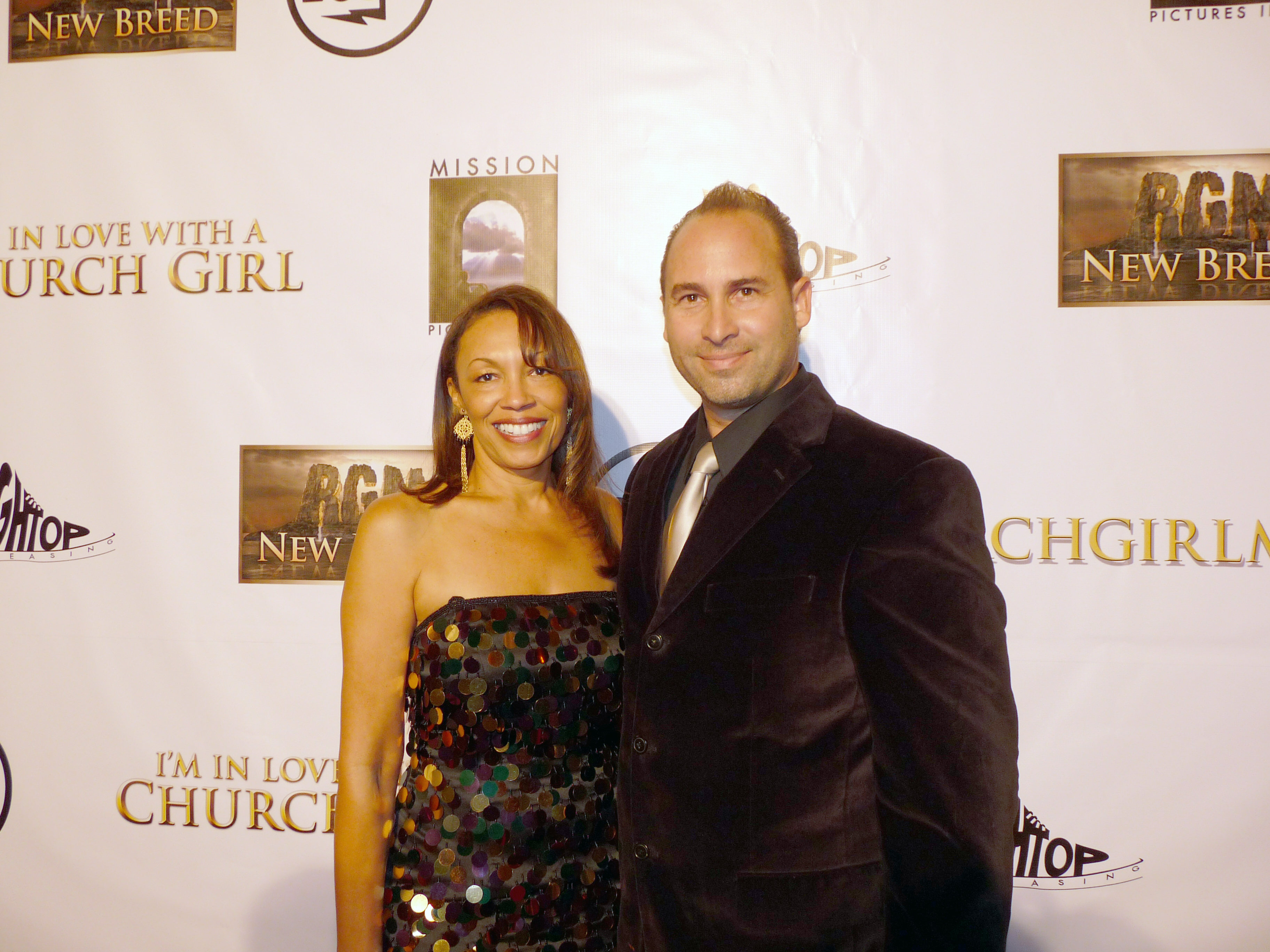 Marjorie Mann with Steve Race, Director of I'm In Love With a Church Girl