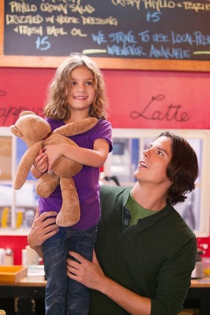 Still of Sean Faris and Lucy Gallina in Christmas with Holly (2012)