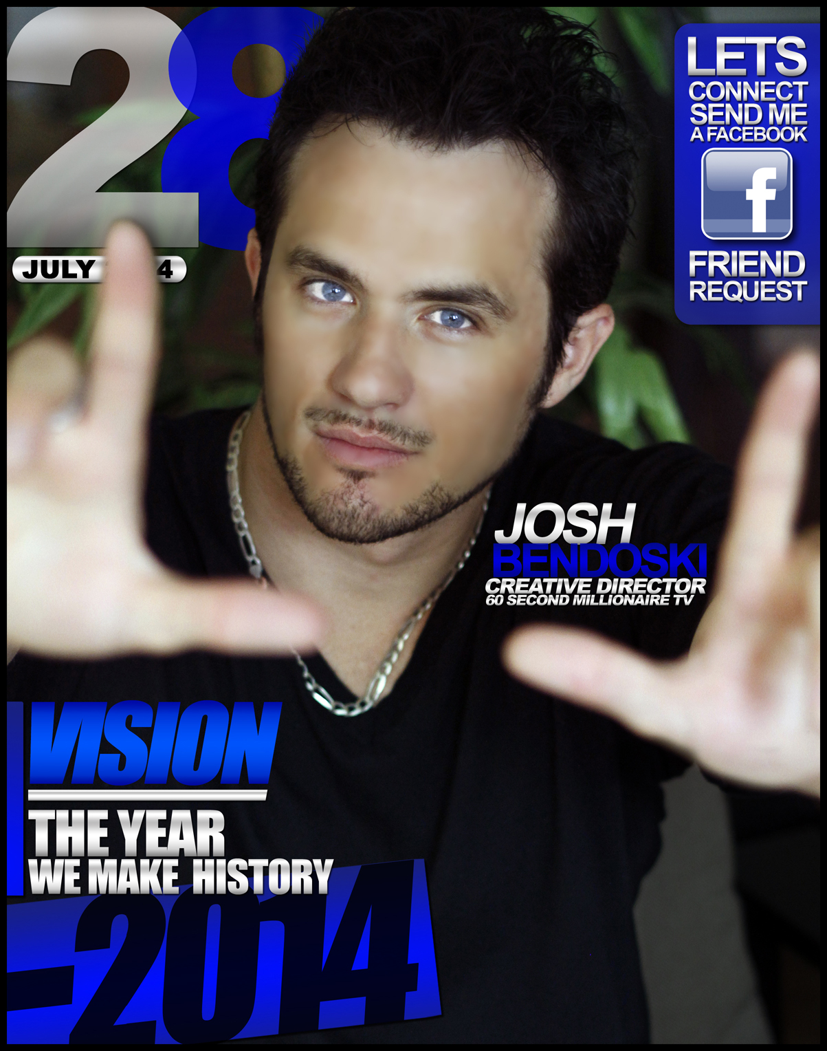 Josh Bendoski Magazine Cover July 2014