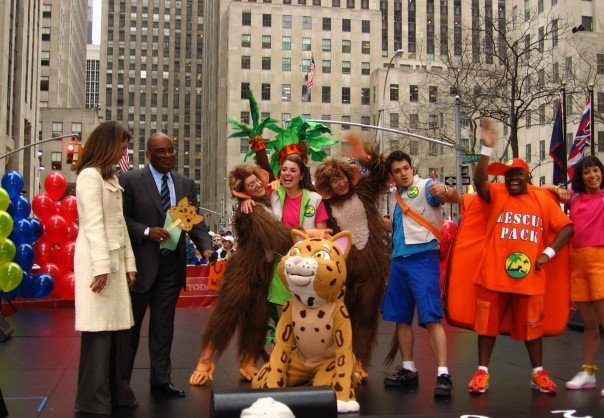 The original cast of Go Diego Go, Live performs on The Today Show!