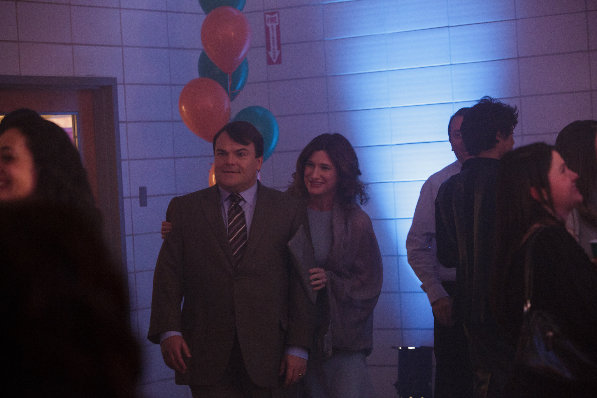 Still of Jack Black and Kathryn Hahn in The D Train (2015)