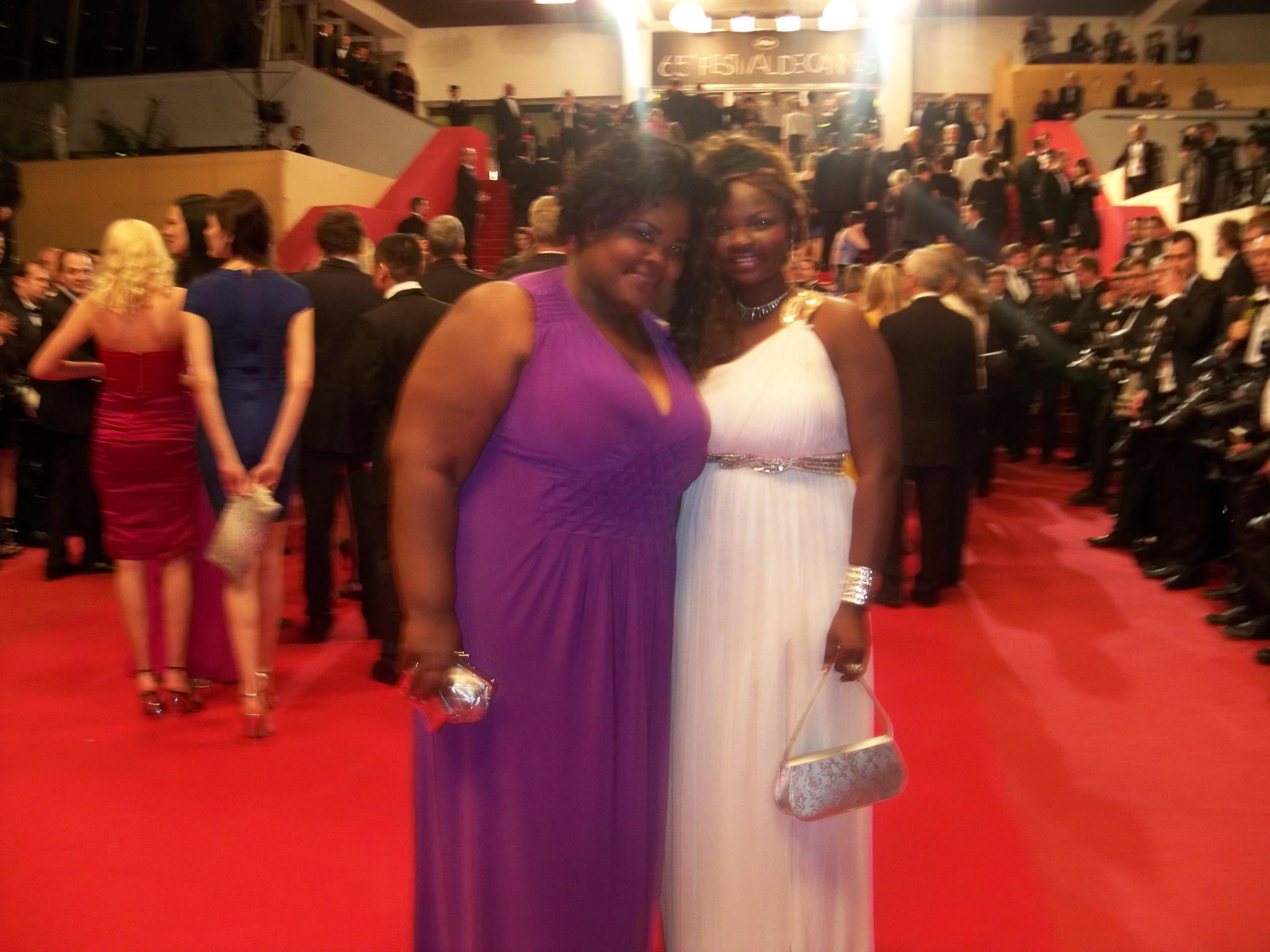 Alaina L Lewis and Faith Udeh at the Festival de Cannes Red Carpet Premiere of Hemingway and Gellhorn.