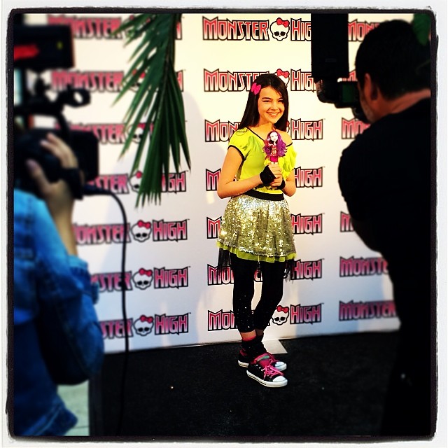 On the black carpet @ The Fright's Camera Action screening for Monster High