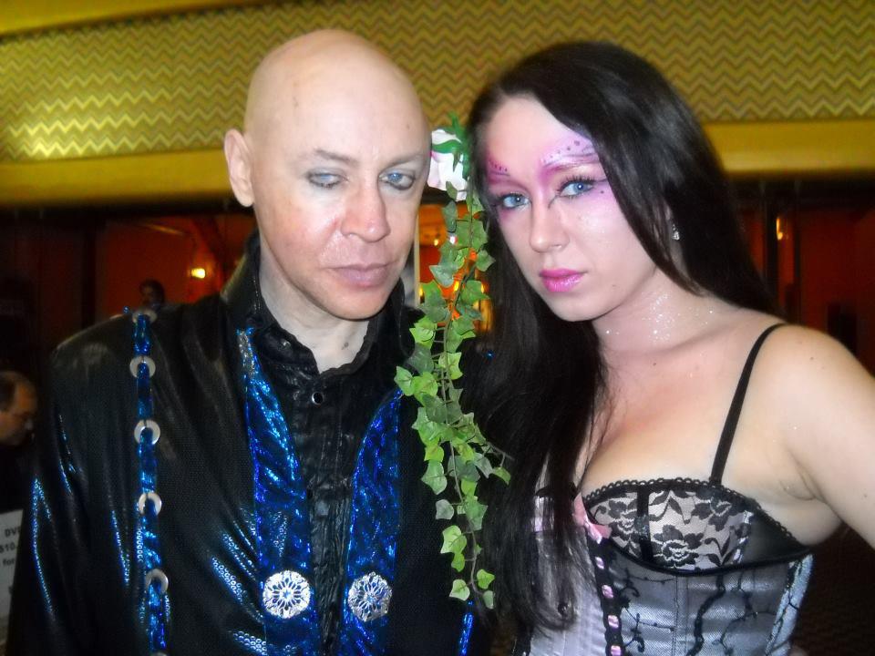 Heather Dorff and Ron Fitzgerald at the 2012 Indie Horror Film Festival.