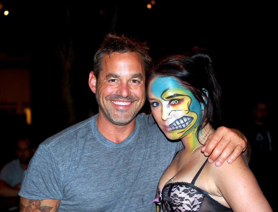 Heather Dorff and Nicholas Brendon at the 2012 Fright Night Film Festival in Louisville, KY.