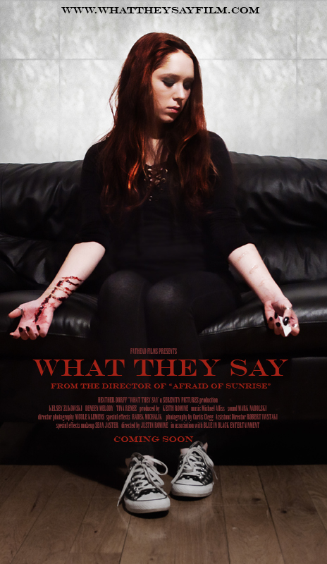 Heather Dorff in promotional Poster for 'What They Say'