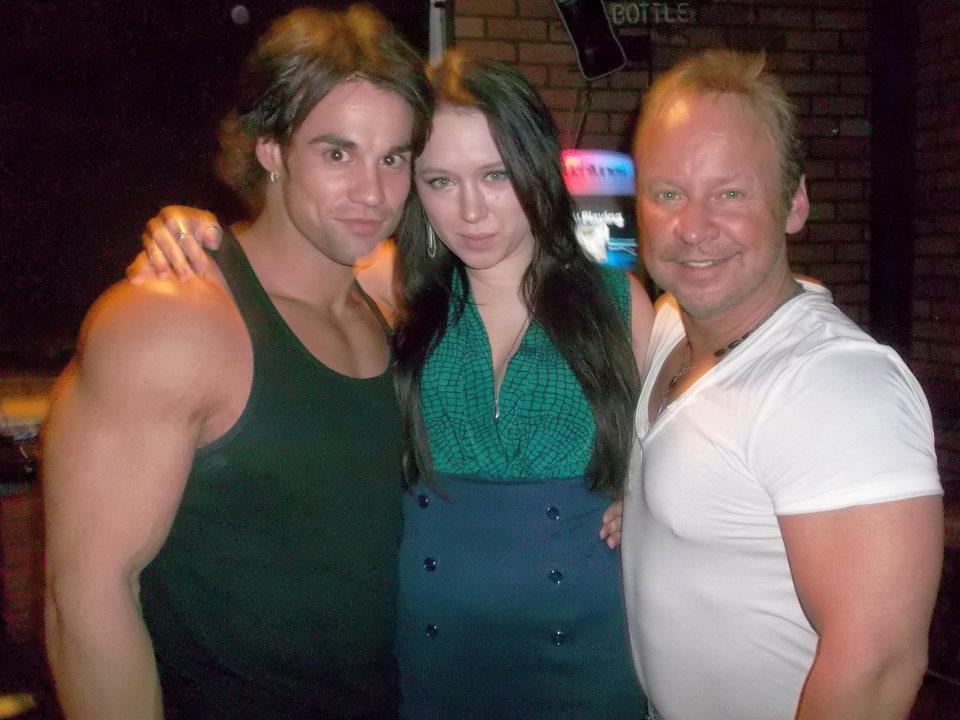 Heather Dorff, Joey Kovar, and Marv Blauvelt at the official Chicago screening of 'Psycho Street' starring Tiffany Shepis.