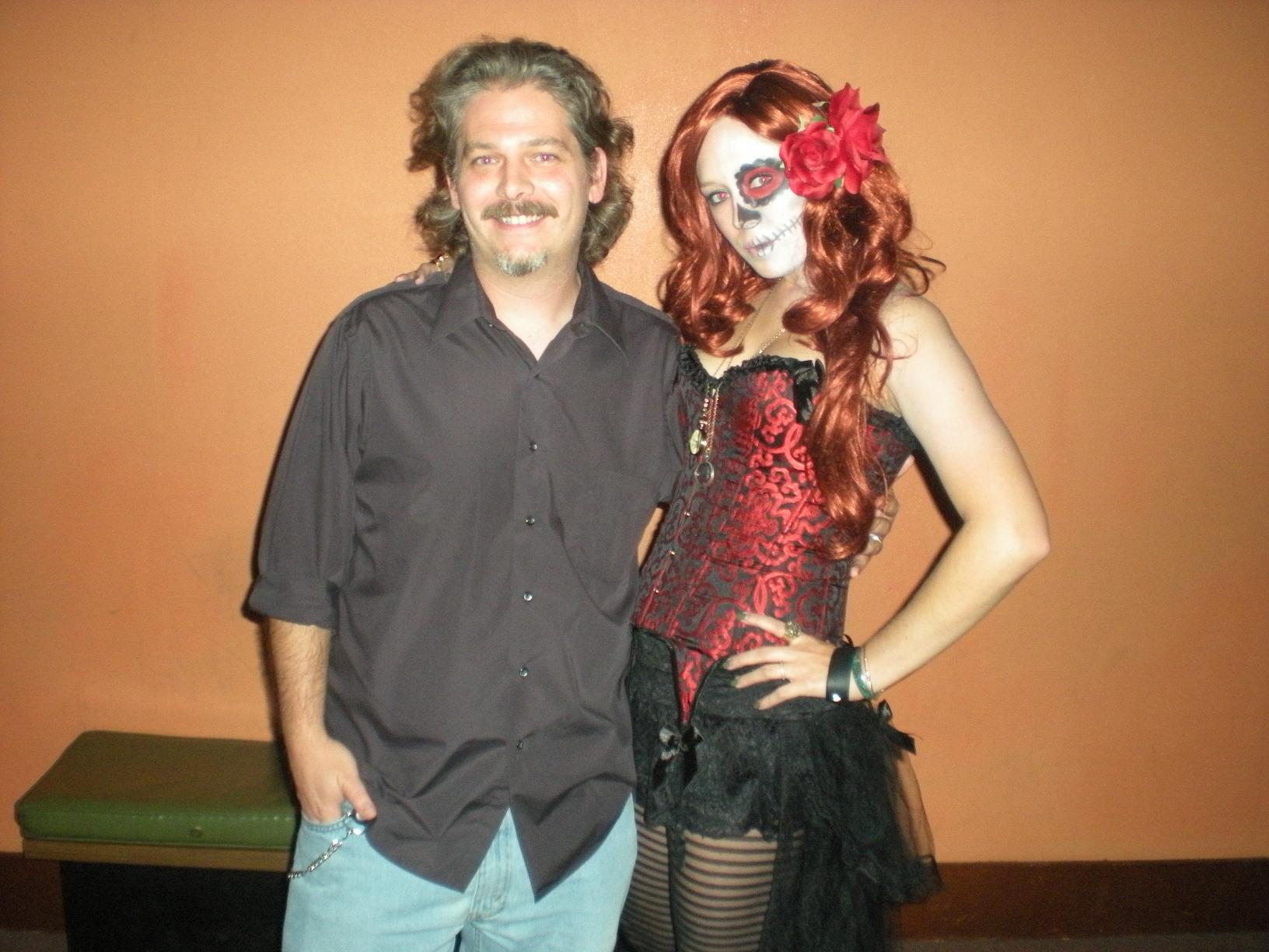 Heather Dorff at the 2011 Chicago Horror Film festival with Director Jeff Lyon.