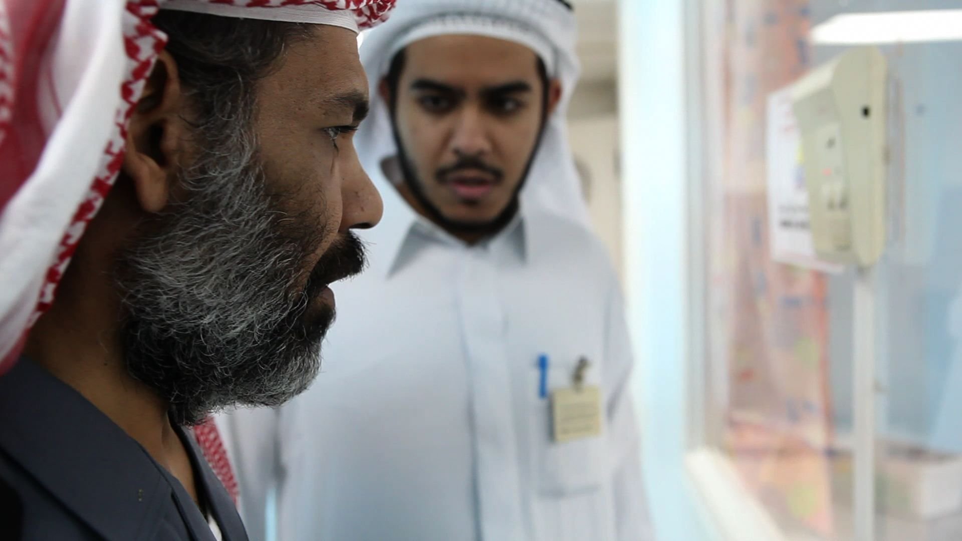 Abdullah Al-Ahmed and Ibrahim Al-Hasawi in Aayesh (2010)