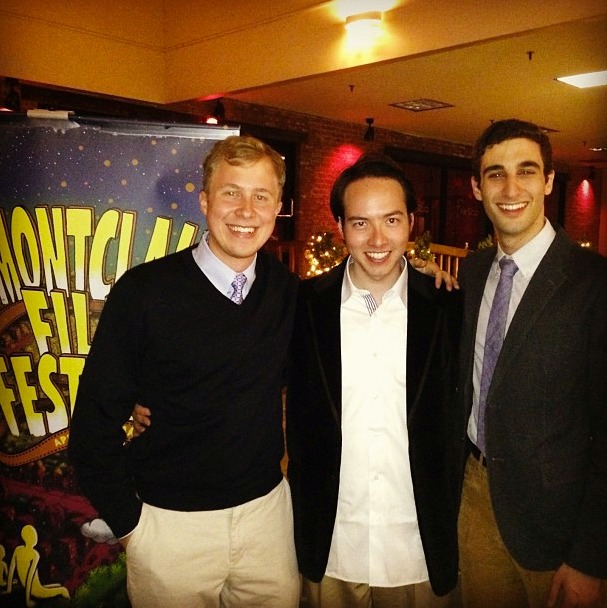 (L-R) Matthew Savarese, Jamie T. McCelland and Jeff L-E at the Montclair Film Festival for the premiere of 'Gifted & Talented'
