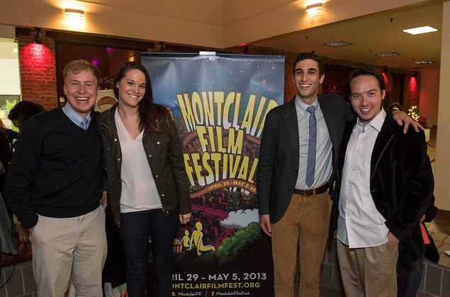 (L-R) Matthew Savarese, Rachel Dady, Jeff L-E and Jamie T. McCelland at the Montclair Film Festival for the premiere of 'Gifted & Talented'
