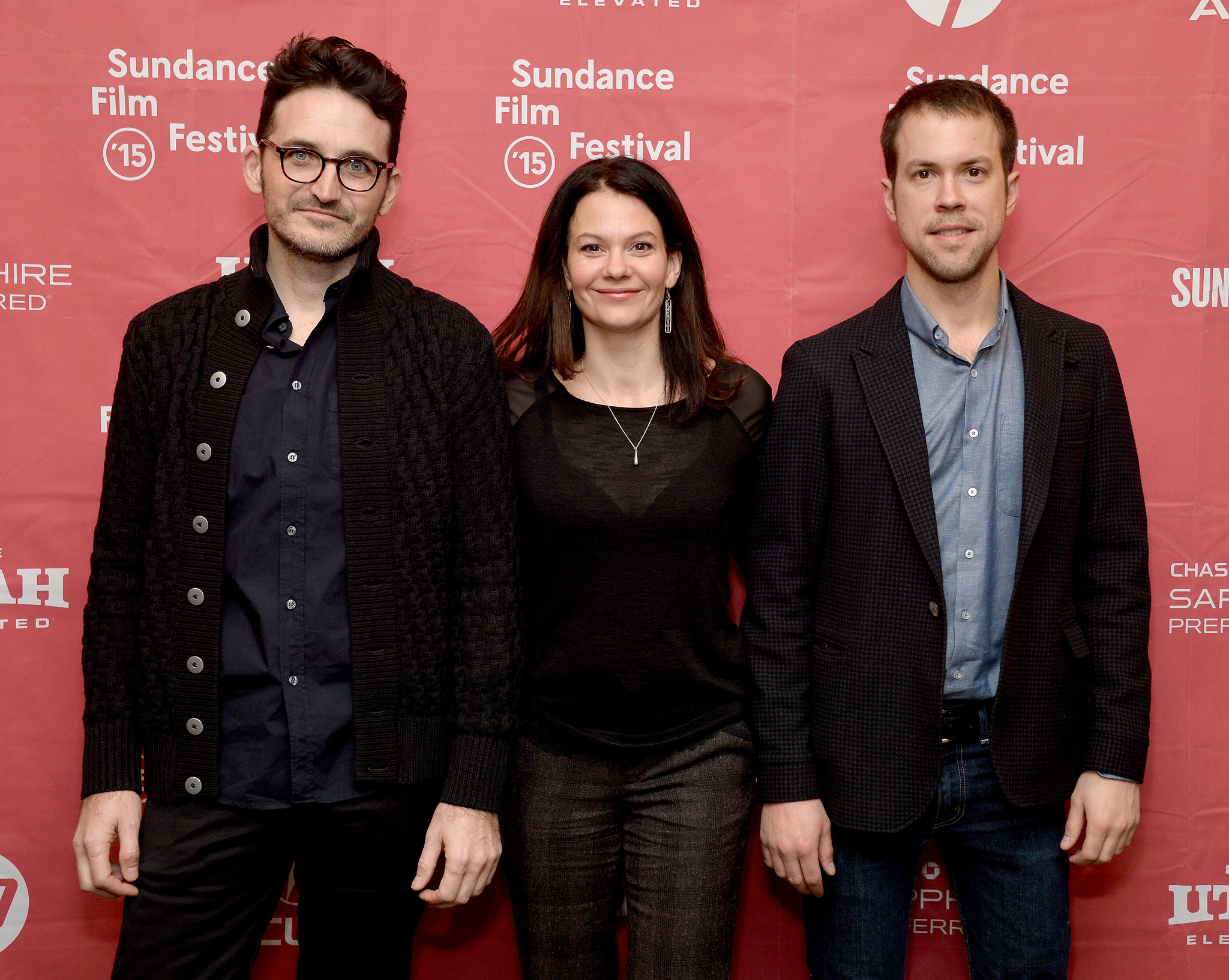 François Delisle, Fanny Mallette and Maxime Bernard at event of Chorus (2015)