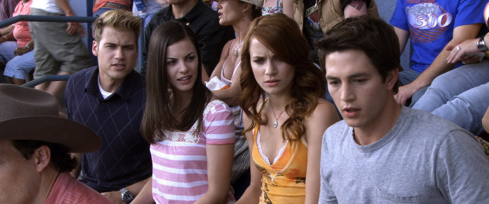 Still of Nick Zano, Shantel VanSanten, Bobby Campo and Haley Webb in Galutinis tikslas 4 (2009)