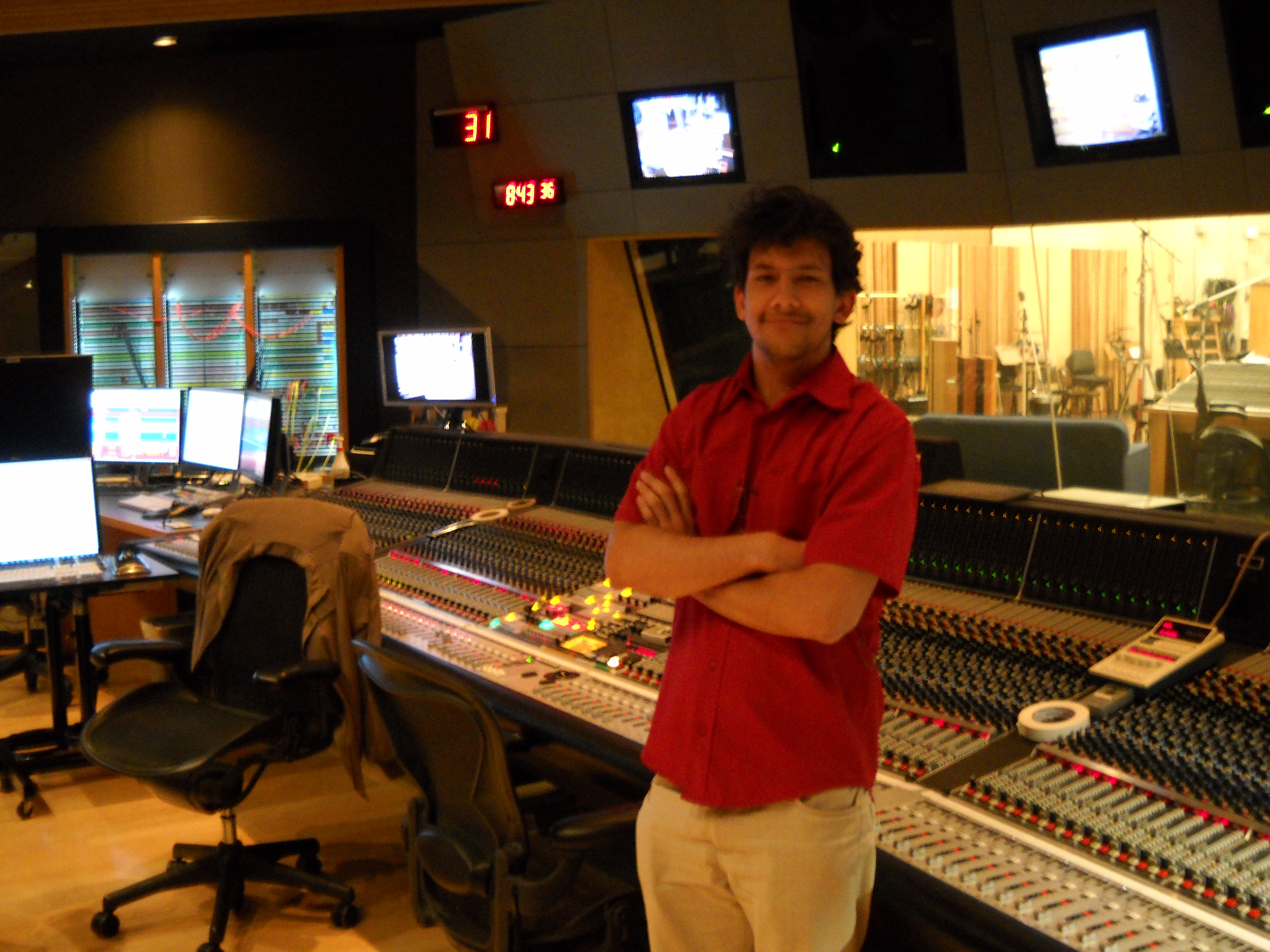 Jehan Stefan at The Newman Scoring Stage, 20th Century Fox Studios, Century City, CA