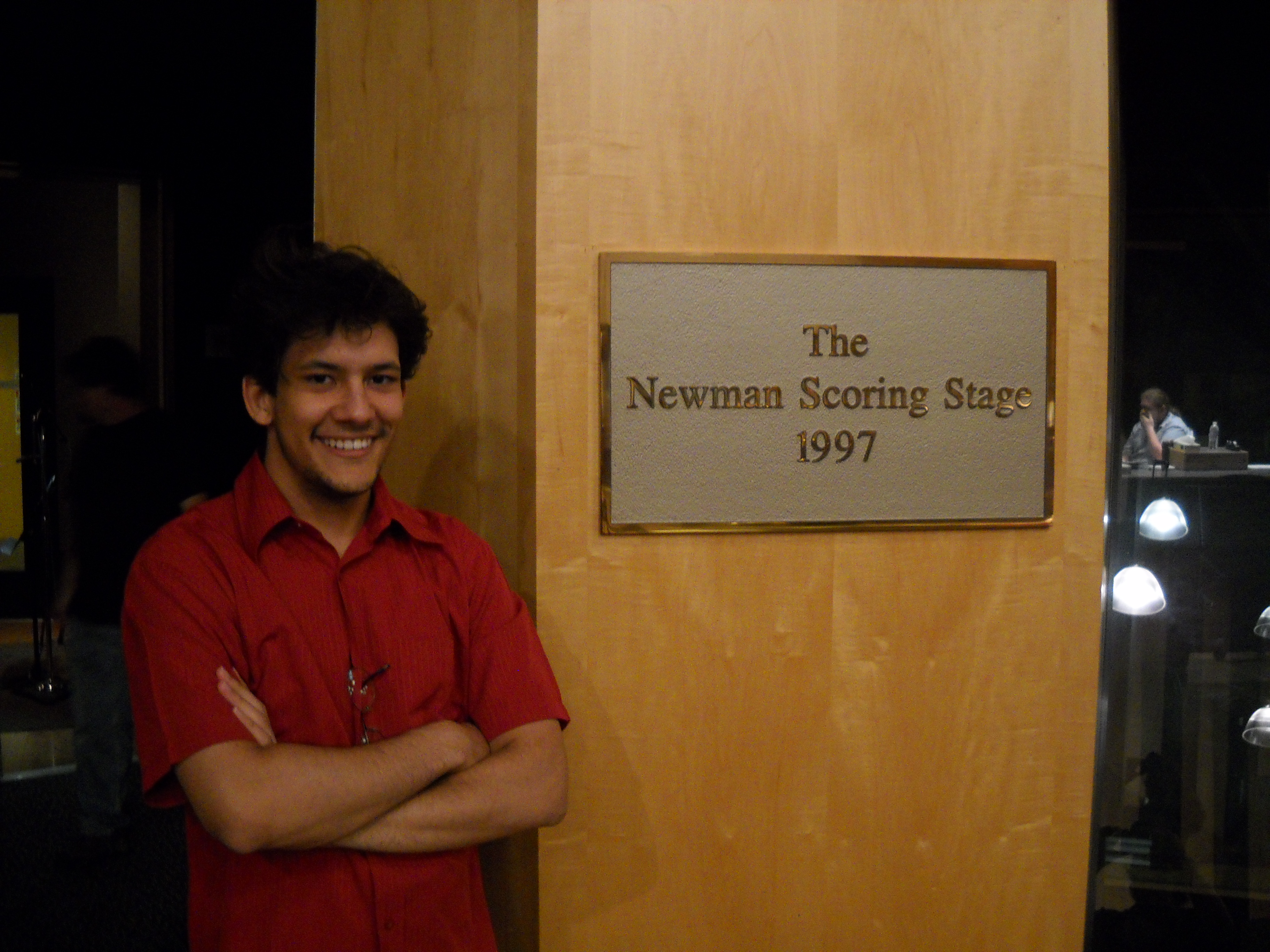 Jehan Stefan at The Newman Scoring Stage, 20th Century Fox Studios, Century City, CA