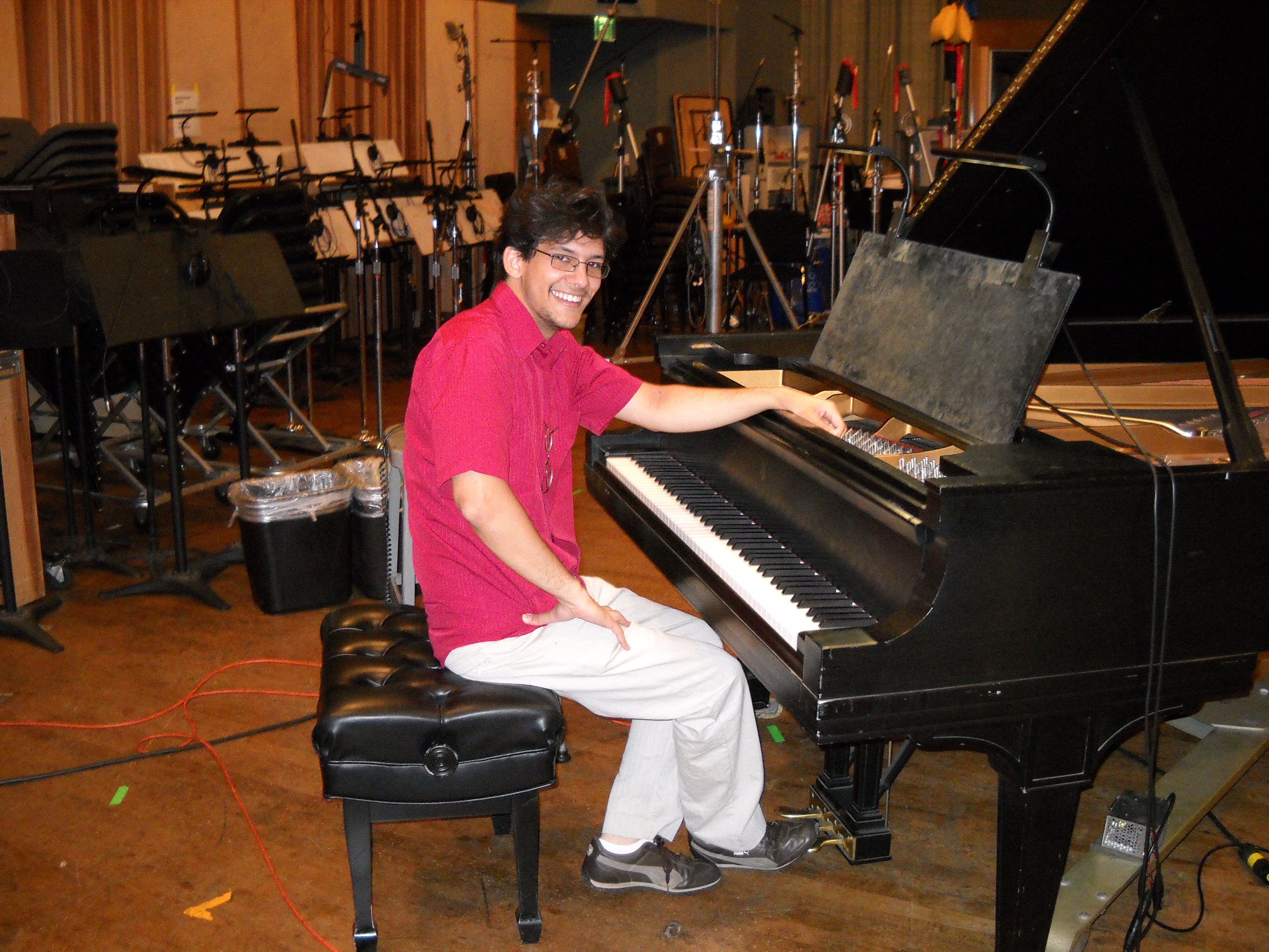 Jehan Stefan at The Newman Scoring Stage, 20th Century Fox Studios, Century City, CA