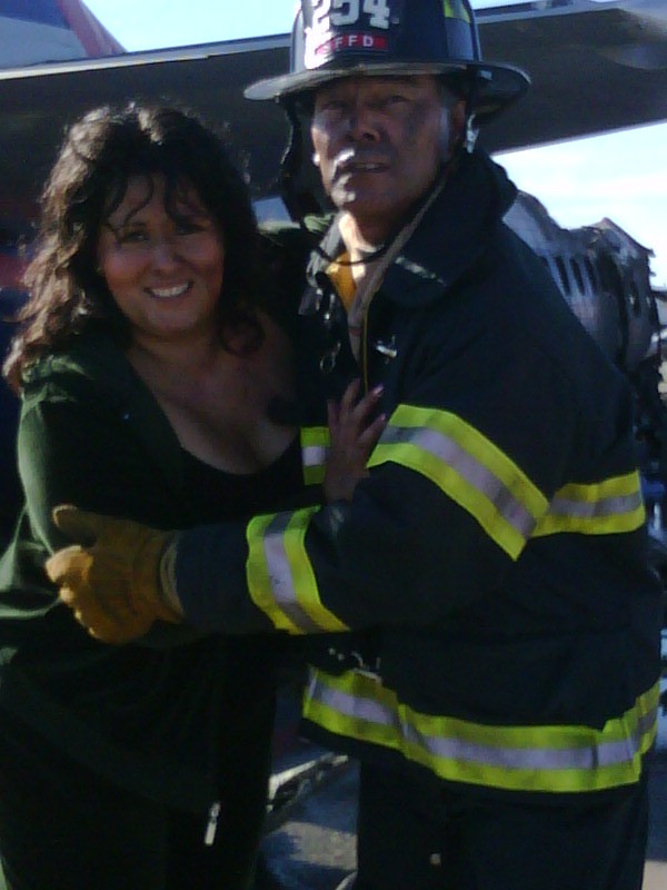 Trauma - Episode 9 - Fire Fighter with Passenger (Micaela) at Plane Wreckage