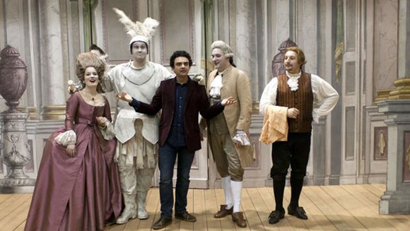 (from left to right): Alběta Poláčková (Donna Elvira) Jan Martiník (Il Commendatore) Rolando Villazon Svatopluk Sem (Don Giovanni) Fulvio Bettini (Leporello)