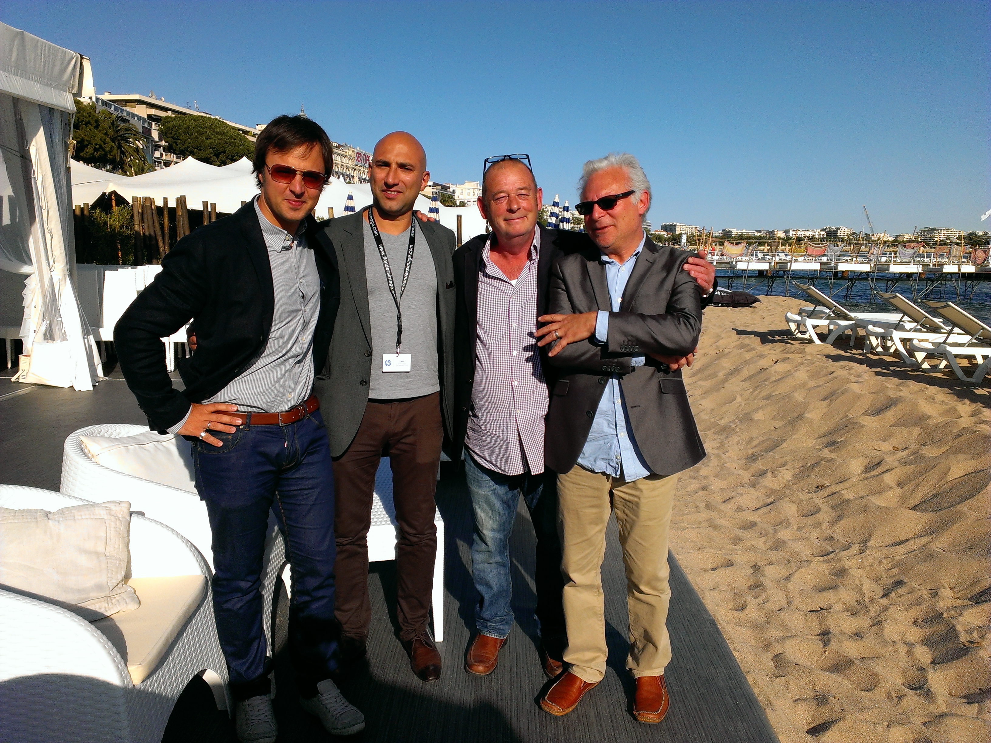 Andrew Ornitharis, Simon Wright, Luke Corradine, Paul Watson, Cannes Film Festival 2014