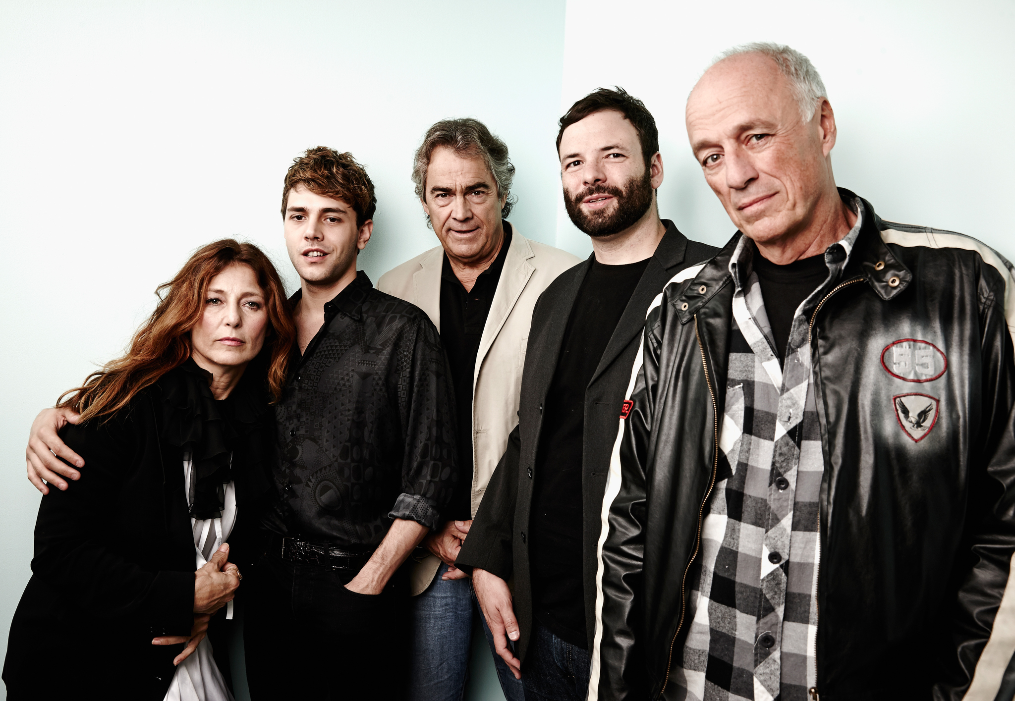 Catherine Keener, Xavier Dolan, Richard Goudreau and Nicolas Billon at event of Elephant Song (2014)