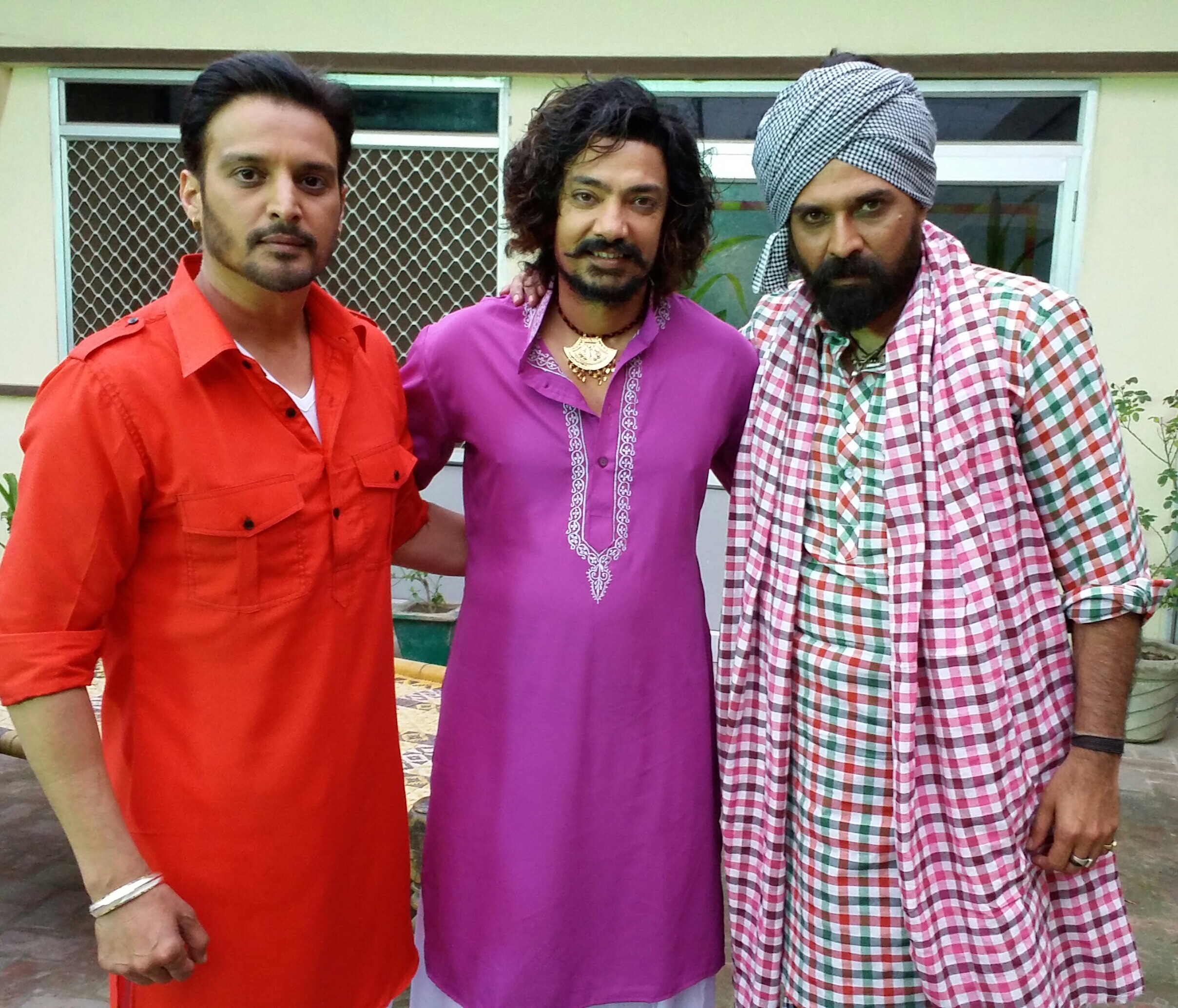 On the set of Punjabi movie shareek 2015