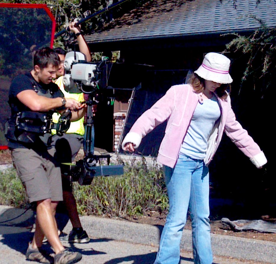 Filming on location in northern California starring as Annie Baxter in The Dead Kid