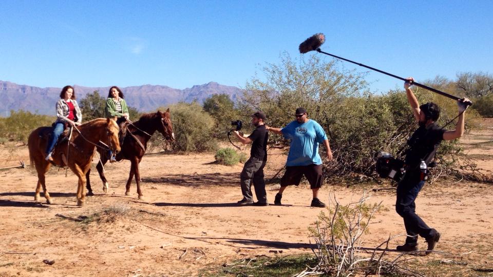 Filming on location in Arizona A HORSE FOR SUMMER