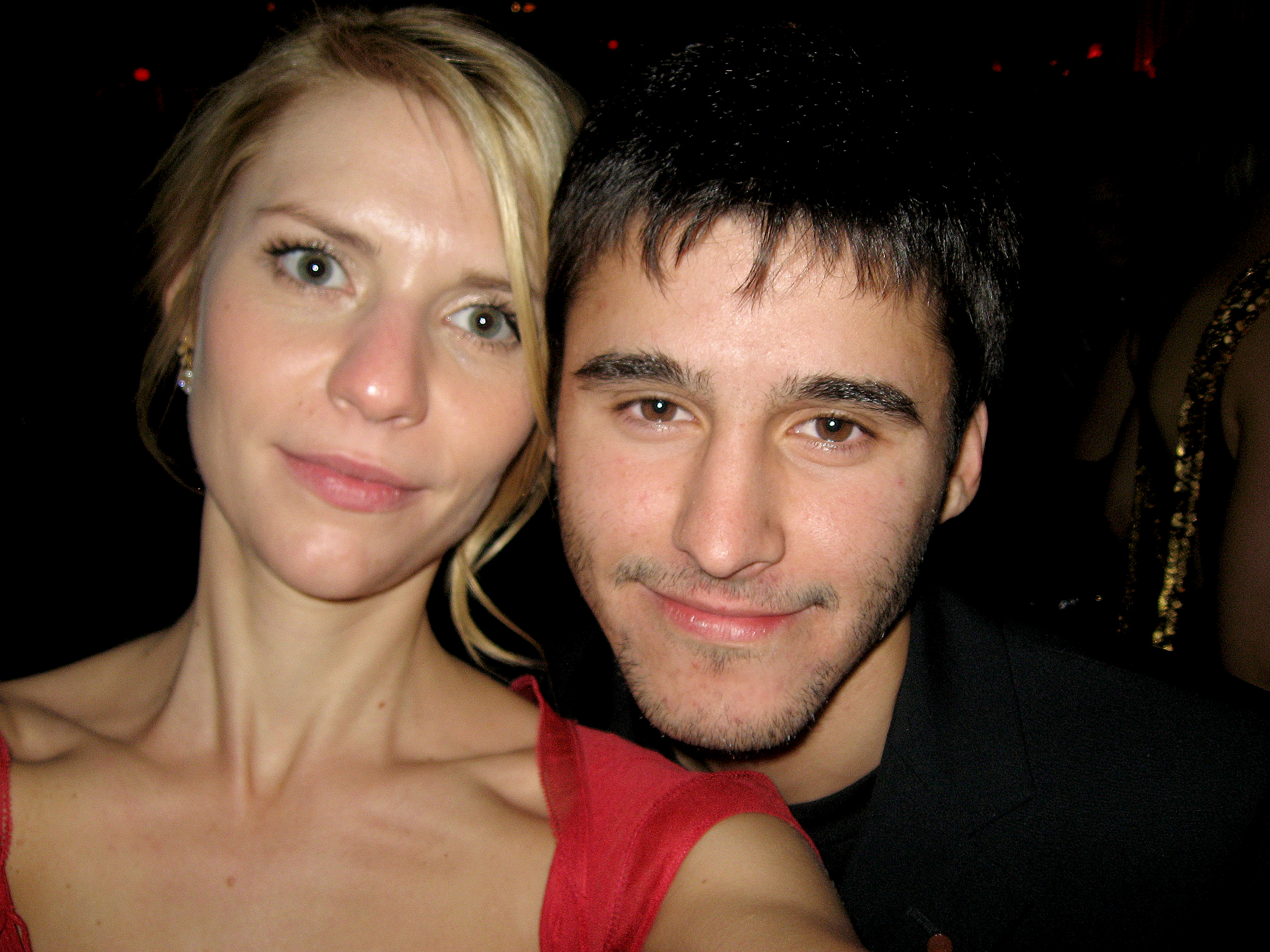 Actress Claire Danes (L) and producer Josh Wood attend the 15th Annual Screen Actors Guild Awards cocktail party held at the Shrine Auditorium on January 25, 2009 in Los Angeles, California.