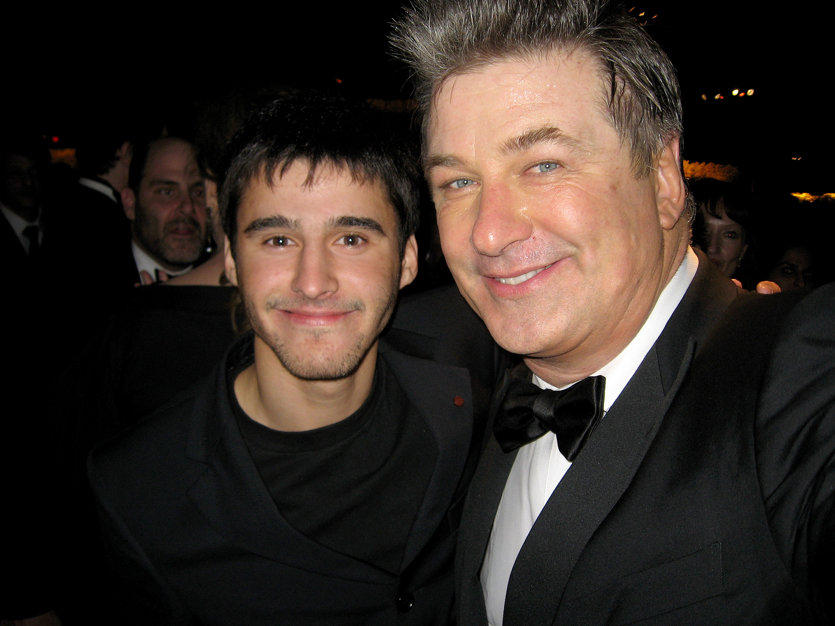 Producer Josh Wood (L) and actor Alec Baldwin (R) attend the 15th Annual Screen Actors Guild Awards at the Shrine Auditorium on January 25, 2009 in Los Angeles, California.