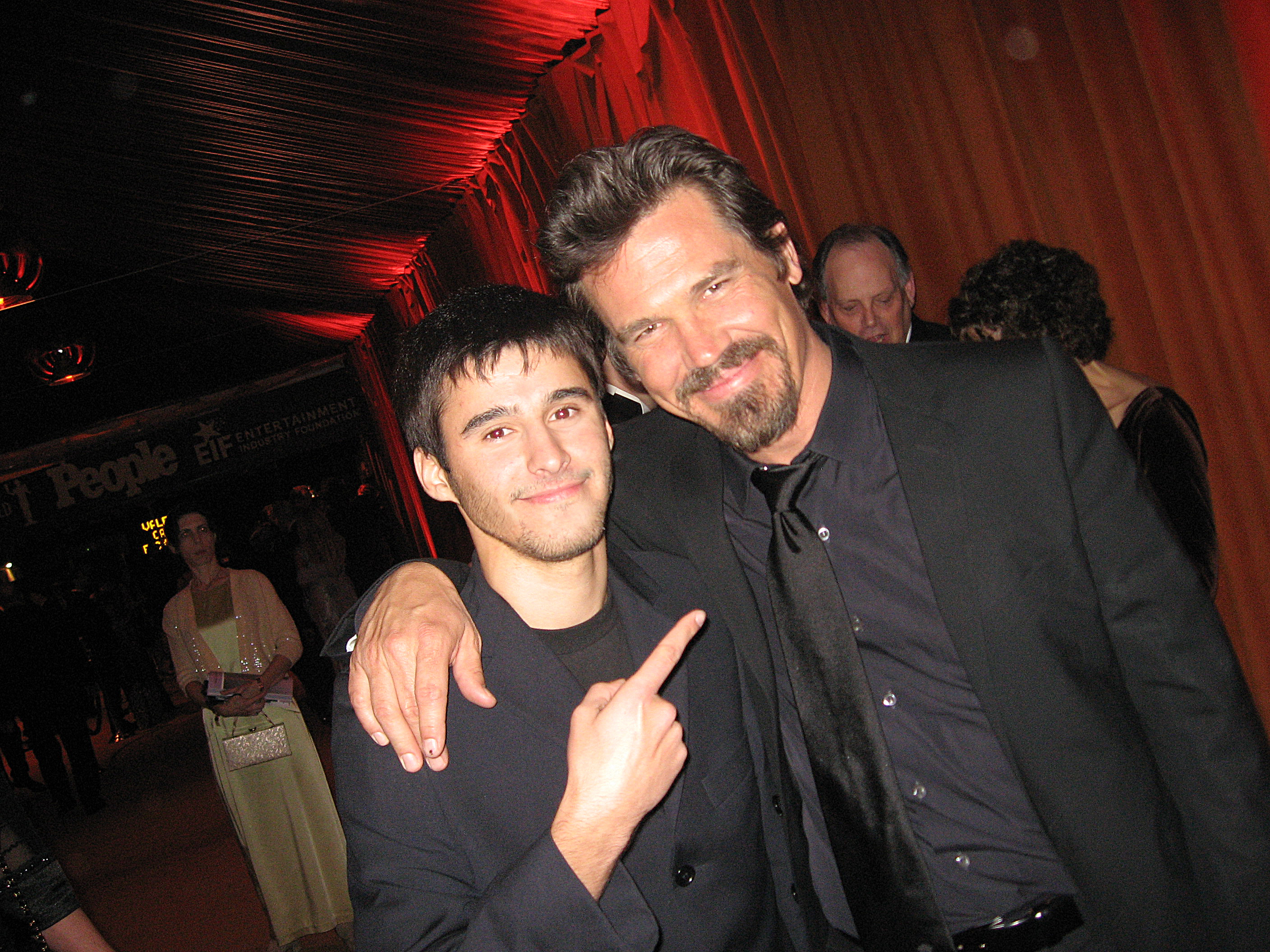 Producer Josh Wood (L) and actor Josh Brolin (R) attend the 15th Annual Screen Actors Guild Awards cocktail party held at the Shrine Auditorium on January 25, 2009 in Los Angeles, California.