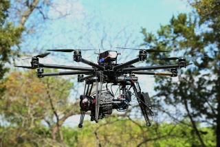 Heavy Lift UAV, with the Canon C500 (4K) Canon EF 14mm lens and MoVI M10 stabilized gimbal