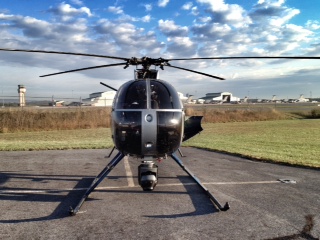 Filming with the V14 Cineflex in Washington DC . Aerial platform MD 500