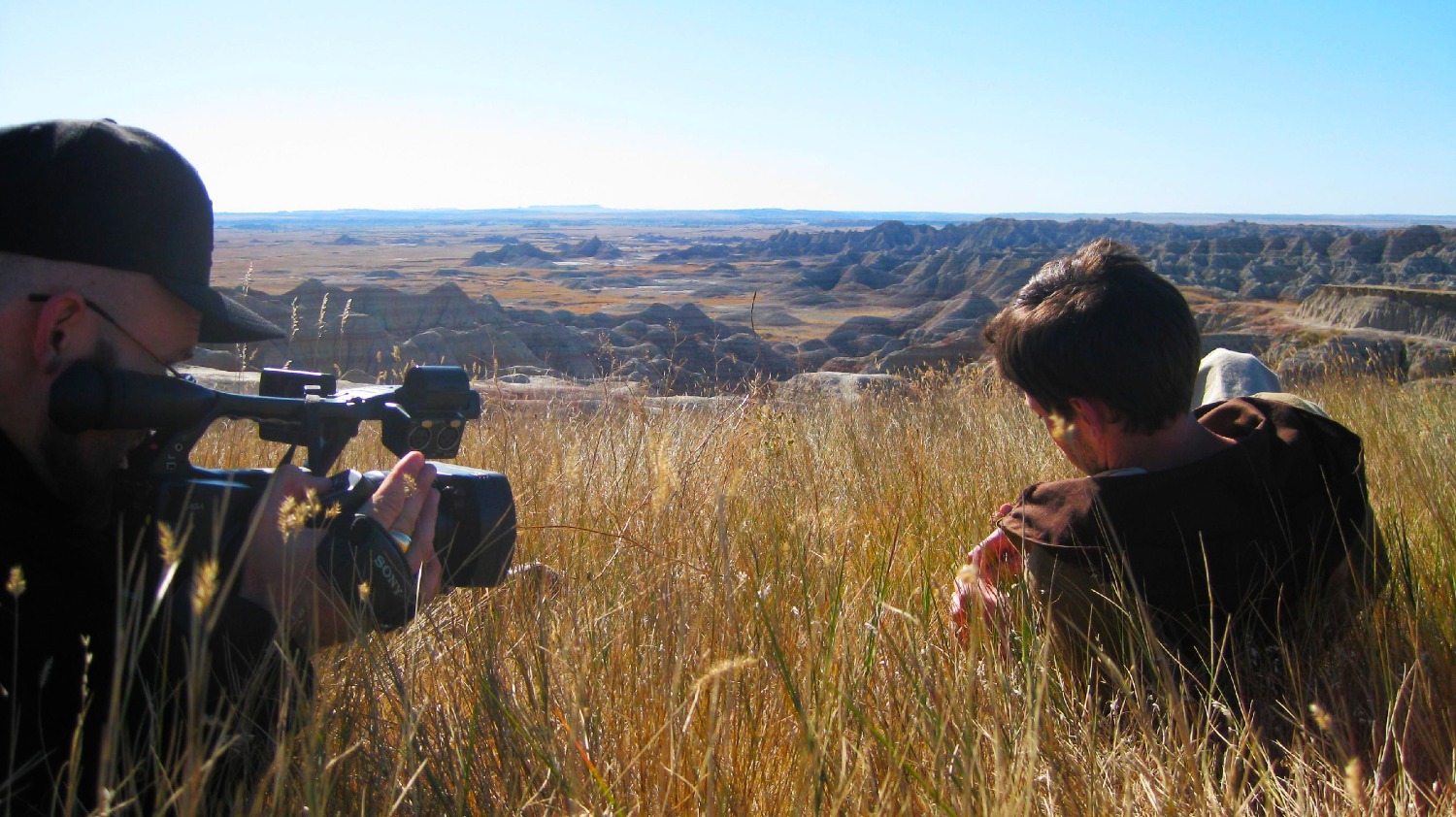 filming - badlands south dakota