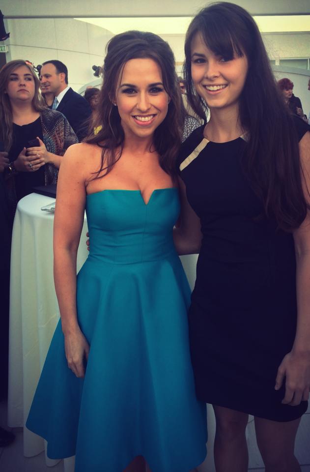 Lacey Chabert and Nicolette Noble at 