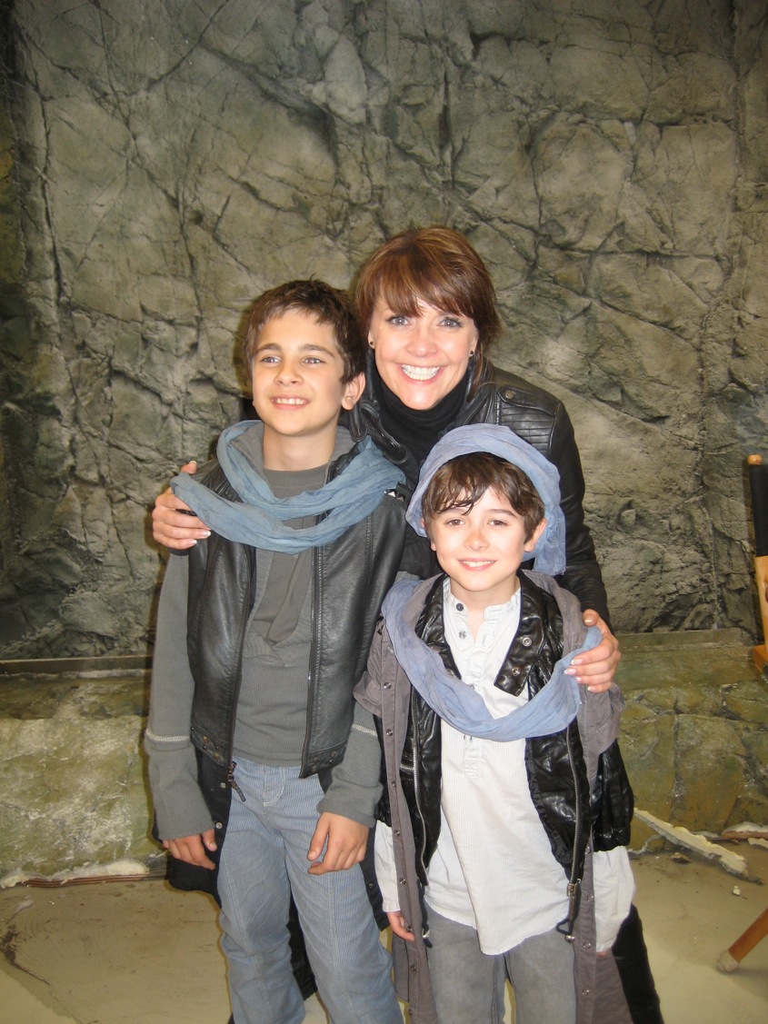 With Amanda Tapping - playing Dr. Helen Magnus (Sanctuary)