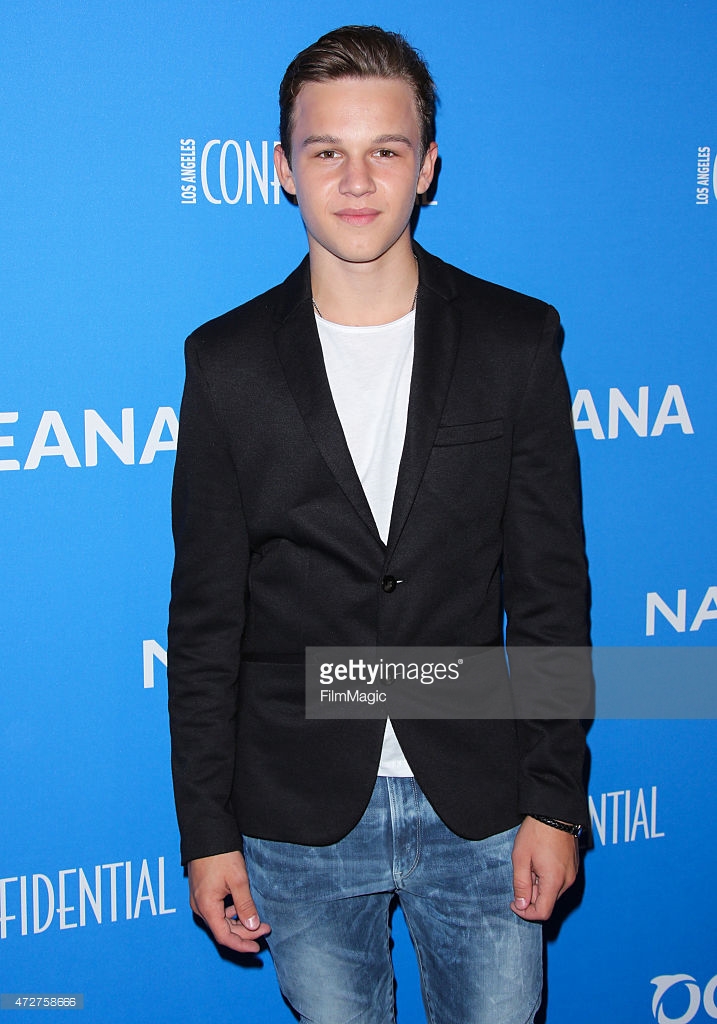 Actor Gavin MacIntosh attends the 3rd annual 'Nautica Oceana Beach House Party' at Marion Davies Guest House on May 8, 2015 in Santa Monica, California.