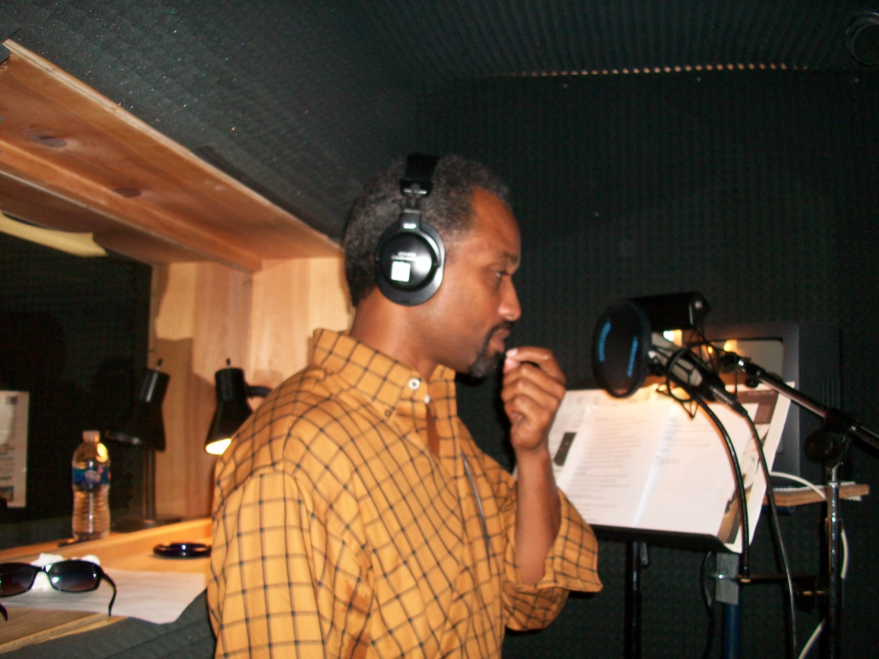Performing a voiceover