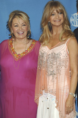 Goldie Hawn and Roseanne Barr