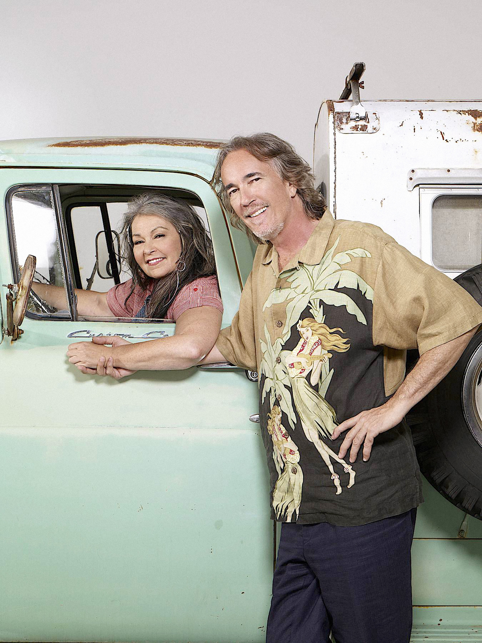 Still of Roseanne Barr and John Argent in Roseanne's Nuts (2011)