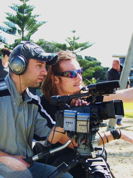 Filming Sconny Scones 2008.New Zealand