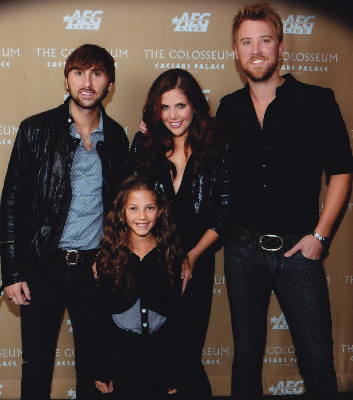 Gigi with Lady Antebellum Caesars Palace 2010