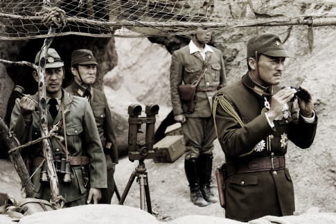 Still of Ken Kensei, Masashi Nagadoi and Hiroshi Watanabe in Letters from Iwo Jima (2006)