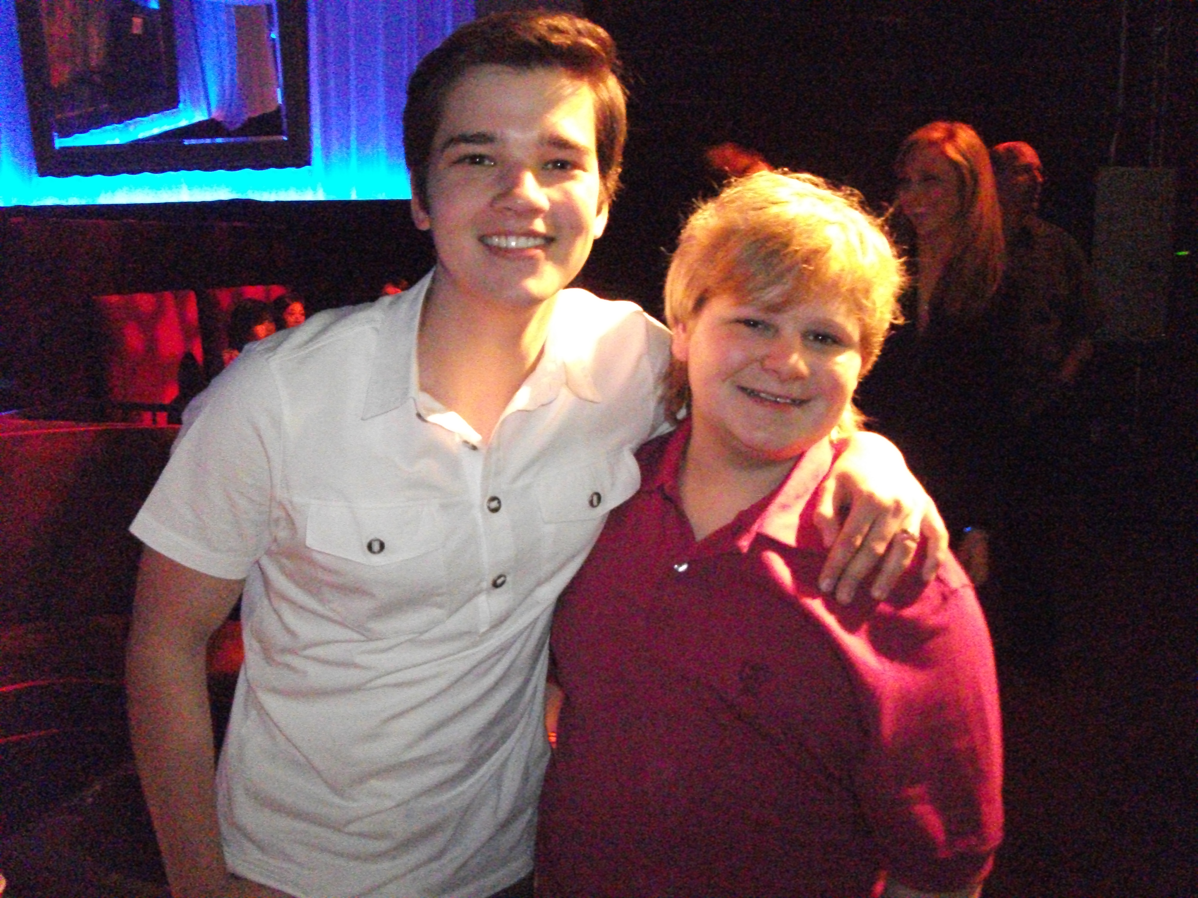 Drew Baker with Nathan Kress @ the Charity event Write Love her Arm.